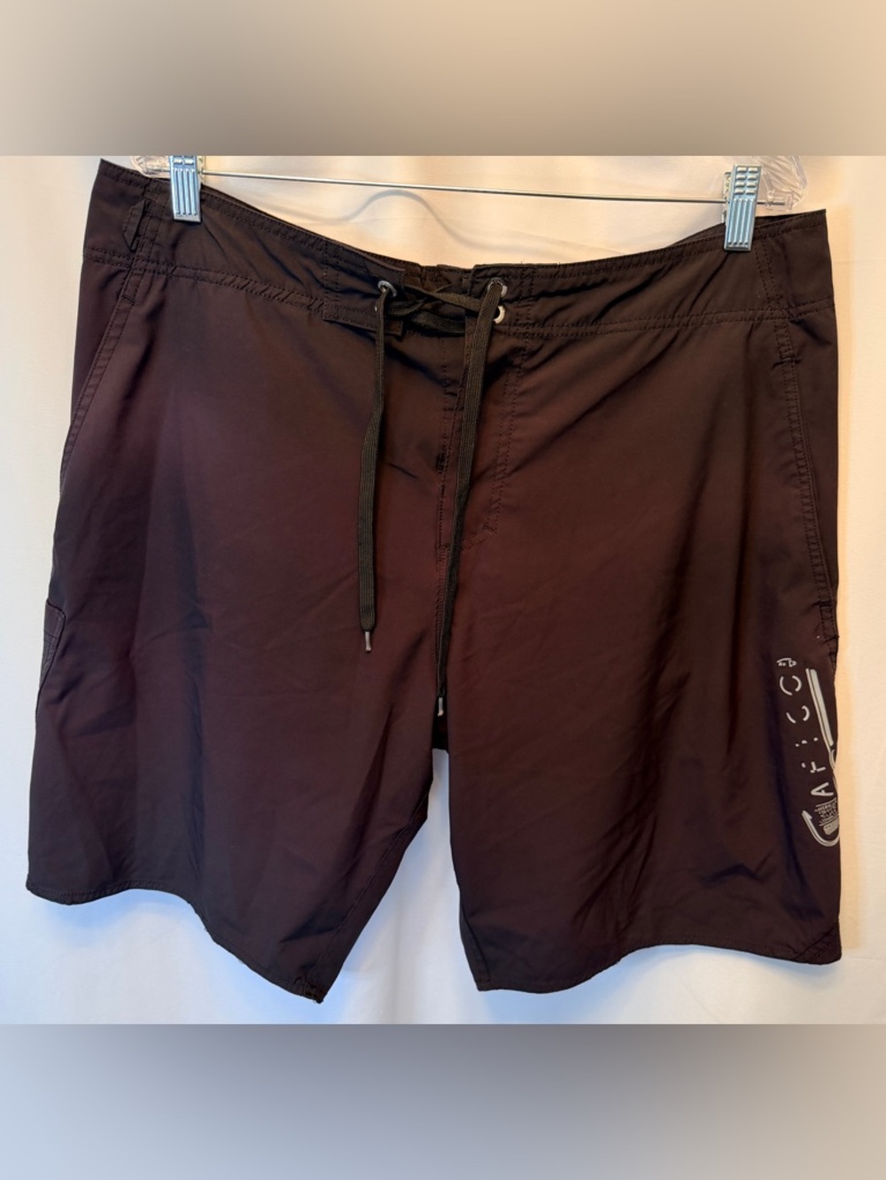 AFTCO Men’s Size‎ 38 Board Shorts Black Fishing Stretch Outdoor 10” Inseam